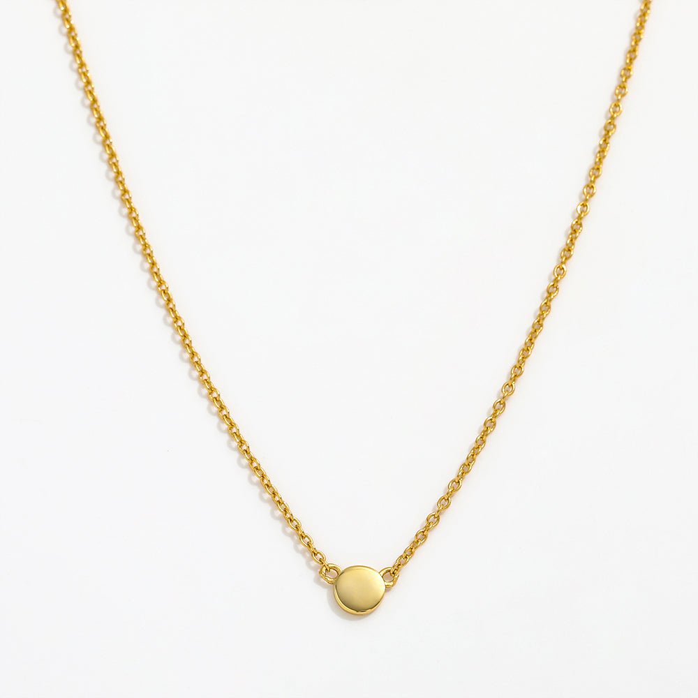 Enkele kleine munt ketting