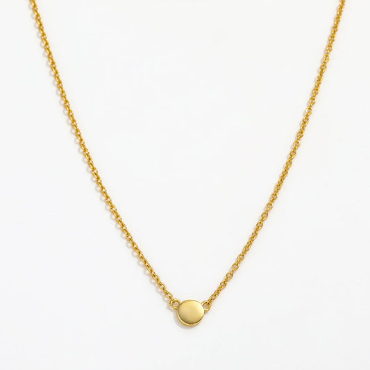 Enkele kleine munt ketting