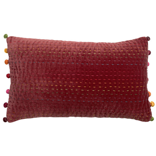 Coussin uni Gastonet Tomette 30 x 50