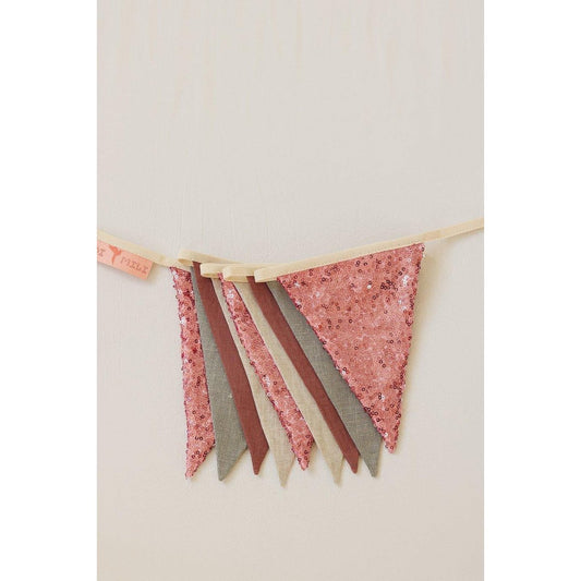 "Roze en grijze" paillettenslinger