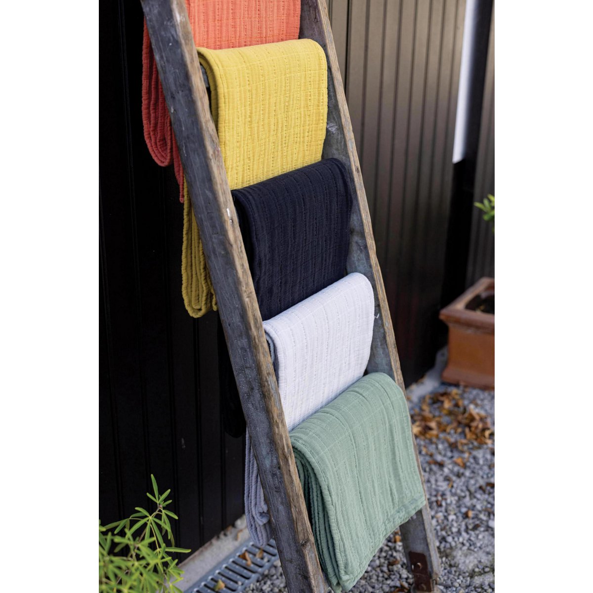 Gerecycled plaid Lisa Verbena 140 x 200