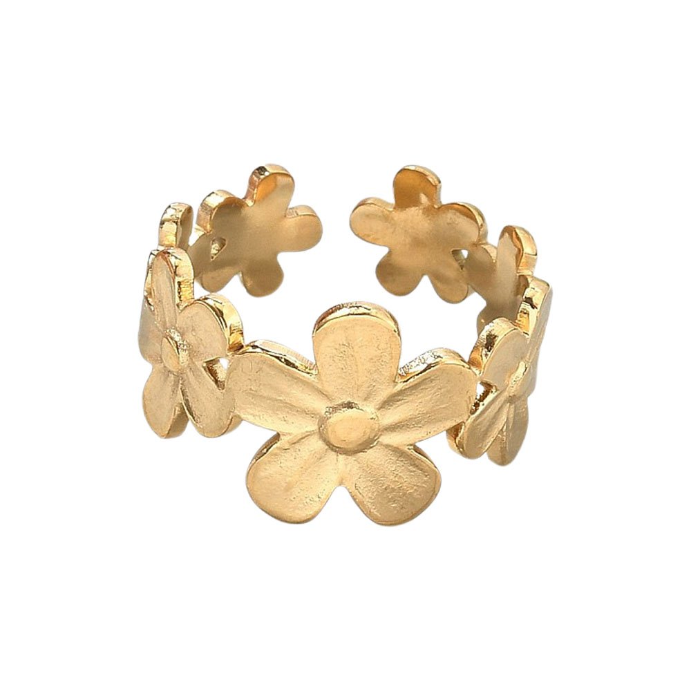 LOUIZ Ring met Bloemen