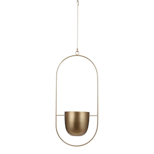 Dexter Bloempot Hangend - L24 x B14 x H83 cm - Goud