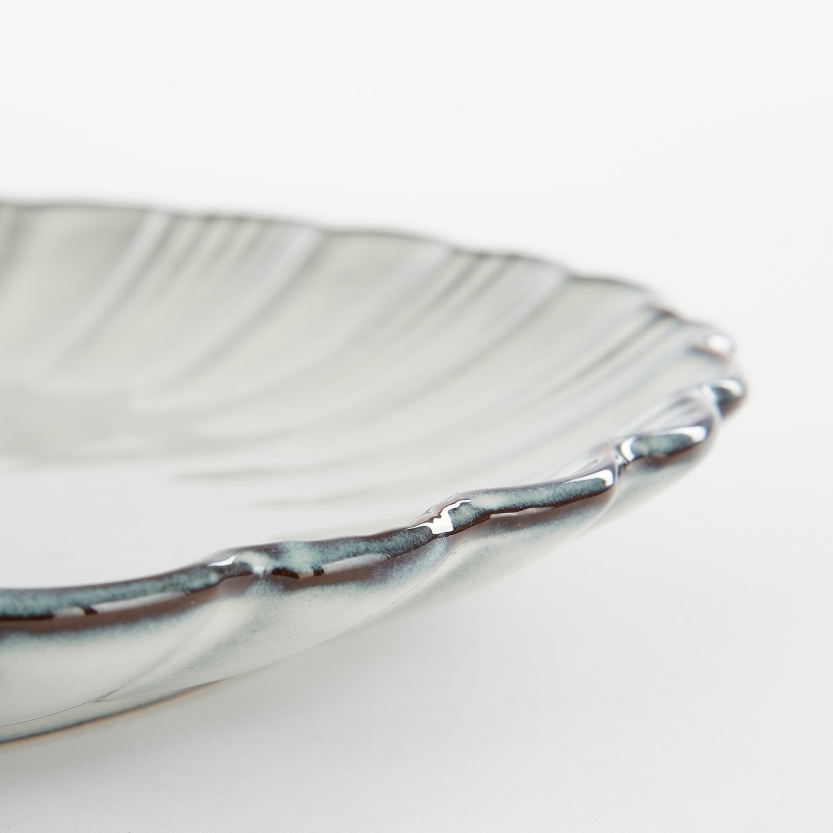 Mica Decorations Corfu Dinerbord - H3 x Ø27 cm - Keramiek - Grijs