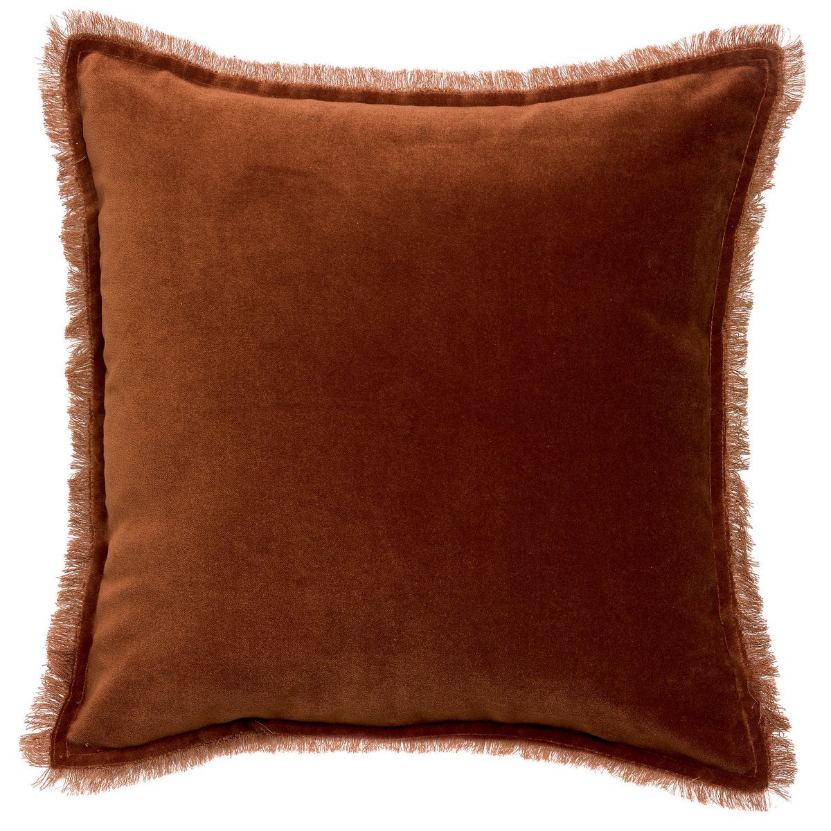 Effen kussen Fara Caramel 45 x 45