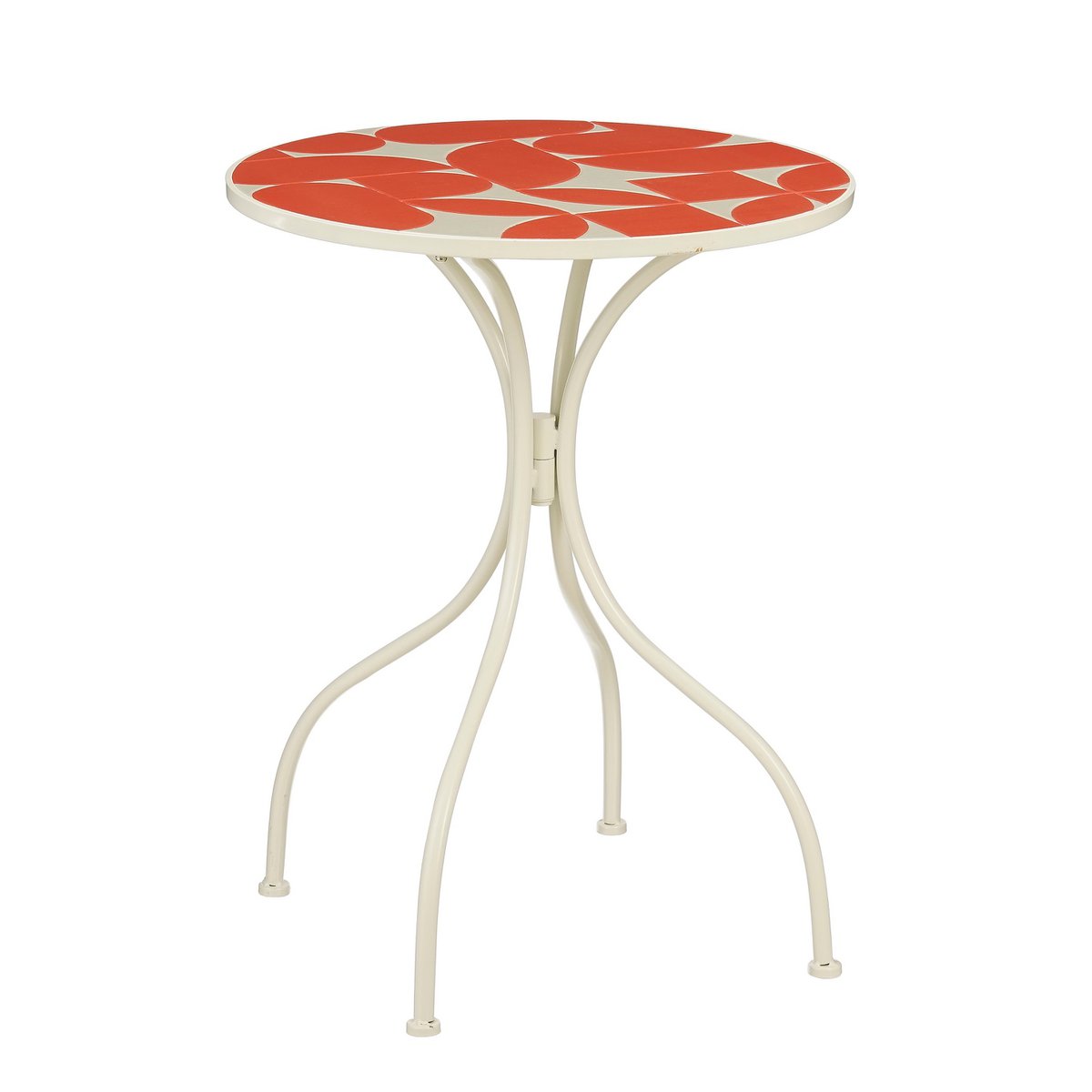 Bologna Bistrotafel - H76 x Ø61 cm - Metaal - Rood