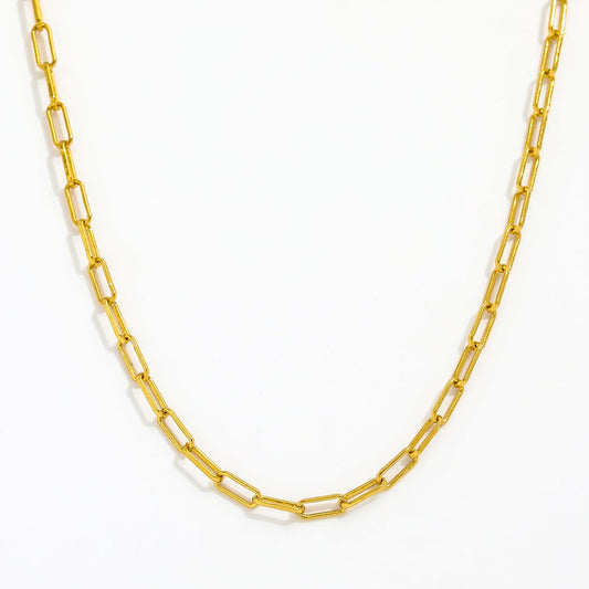 Kleine paperclip ketting