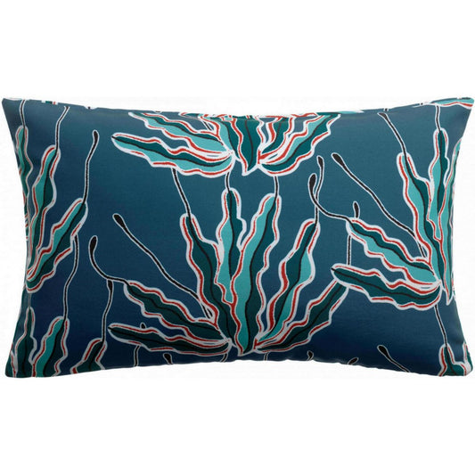Coussin imprimé Alga buiten Indigo 40 x 65