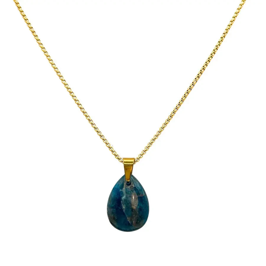 LOUIZ Ketting met Apatiet bedel