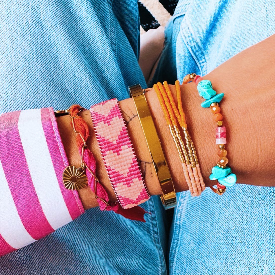 Rechthoekige kleine armband