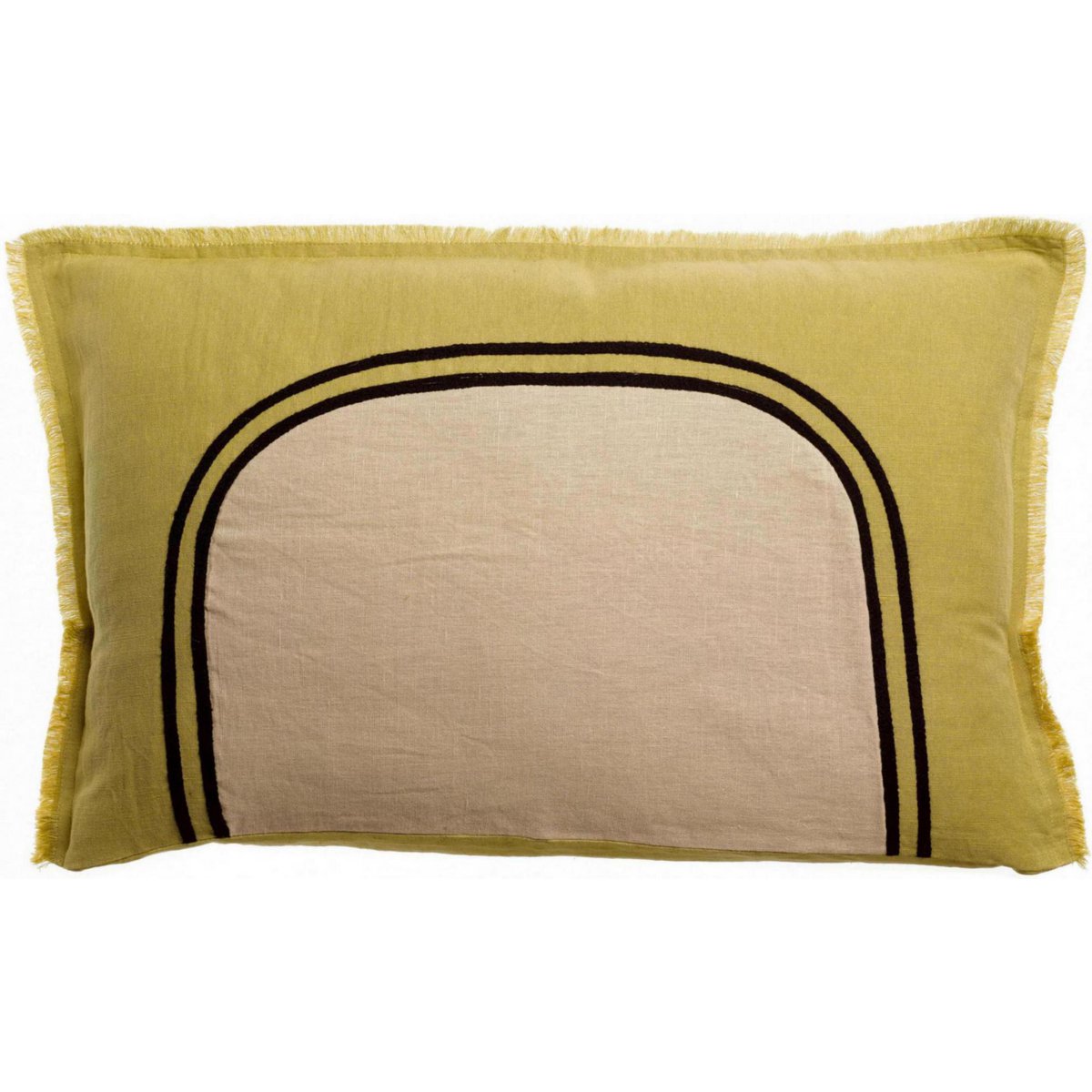 Tweekleurig kussen Laly Goud 40 x 65