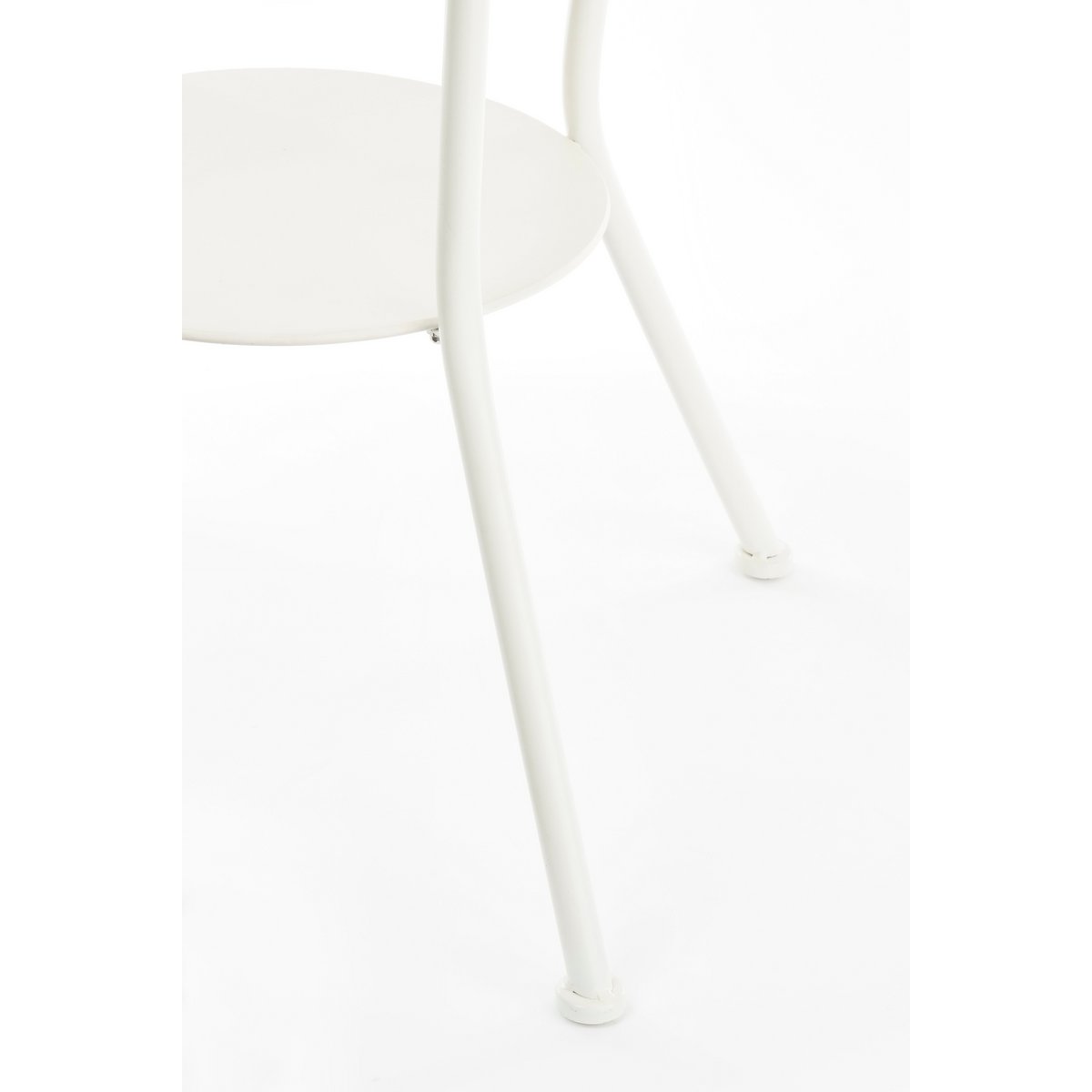 Bologna Bijzettafel Buiten - H60 x Ø50 cm - Metaal - Rood