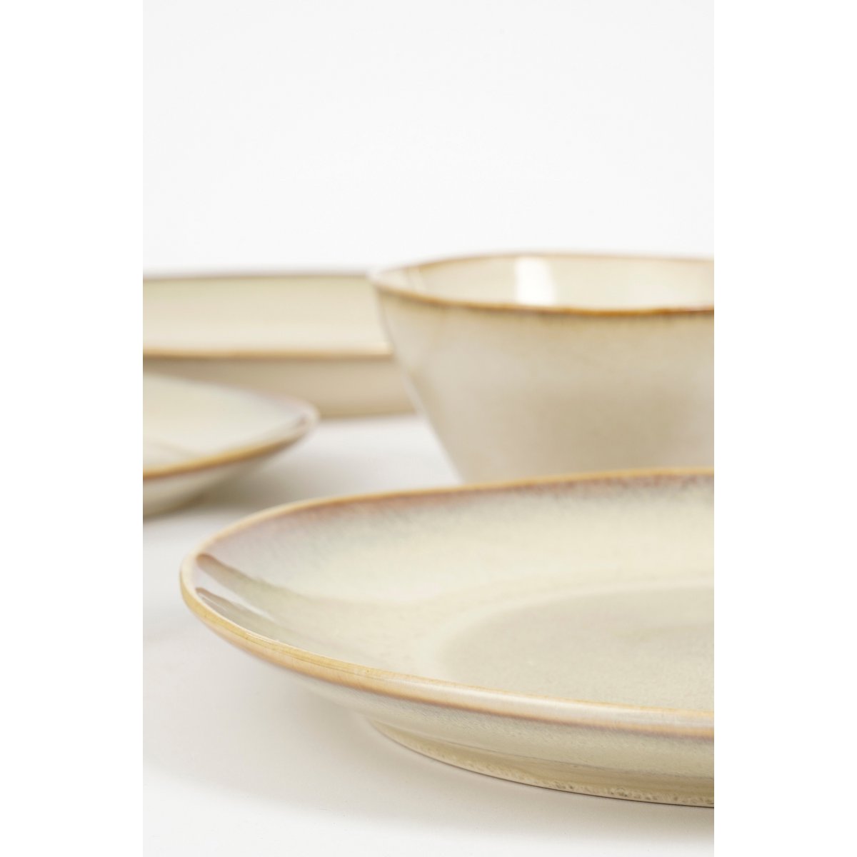 Racco Serviesset 4 Persoons - Steengoed - Beige