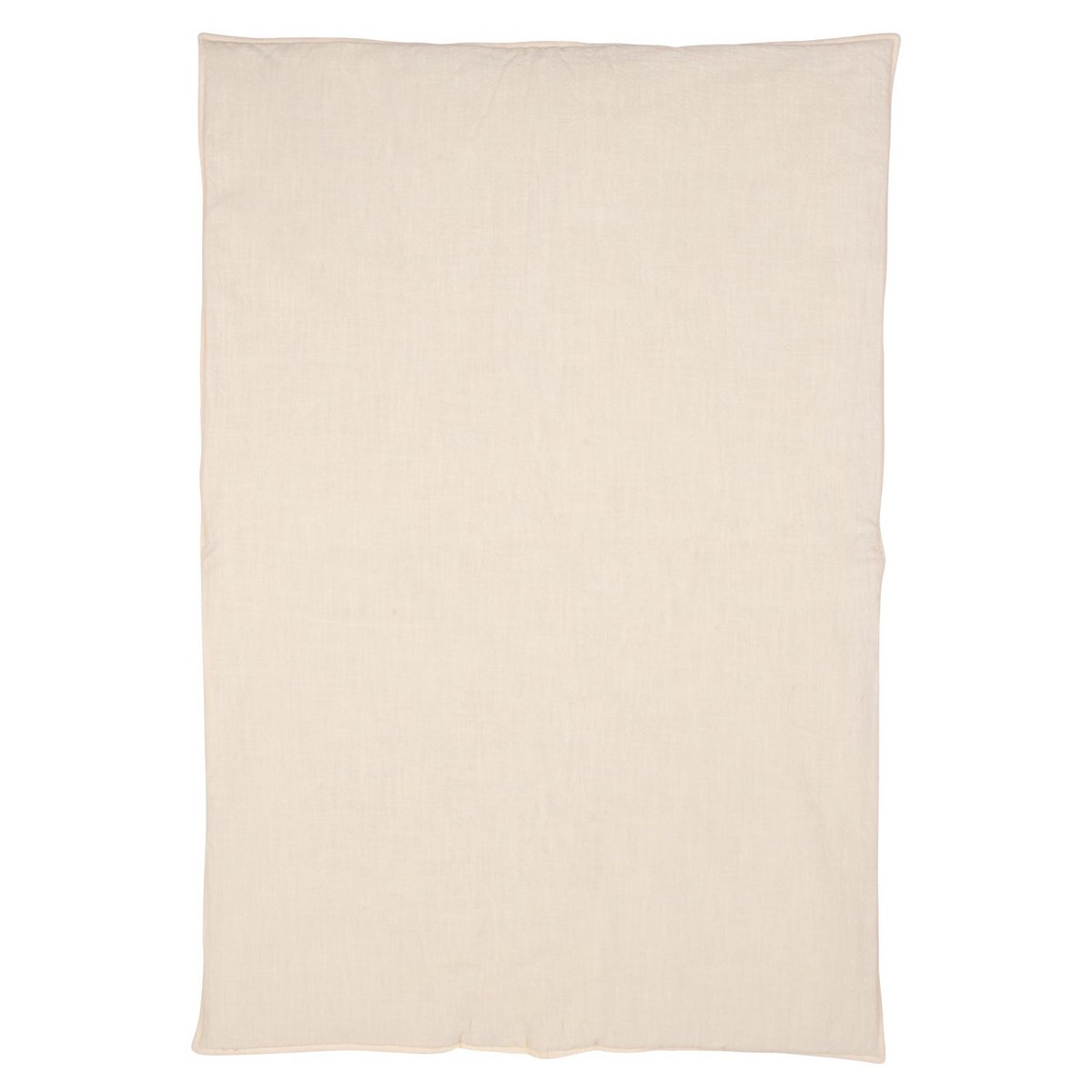 Linnen schelp kinderovertrekset "Caramel" Groot formaat