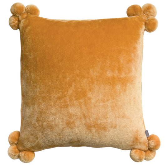 Tender Pompom Kussen Oker 45 x 45