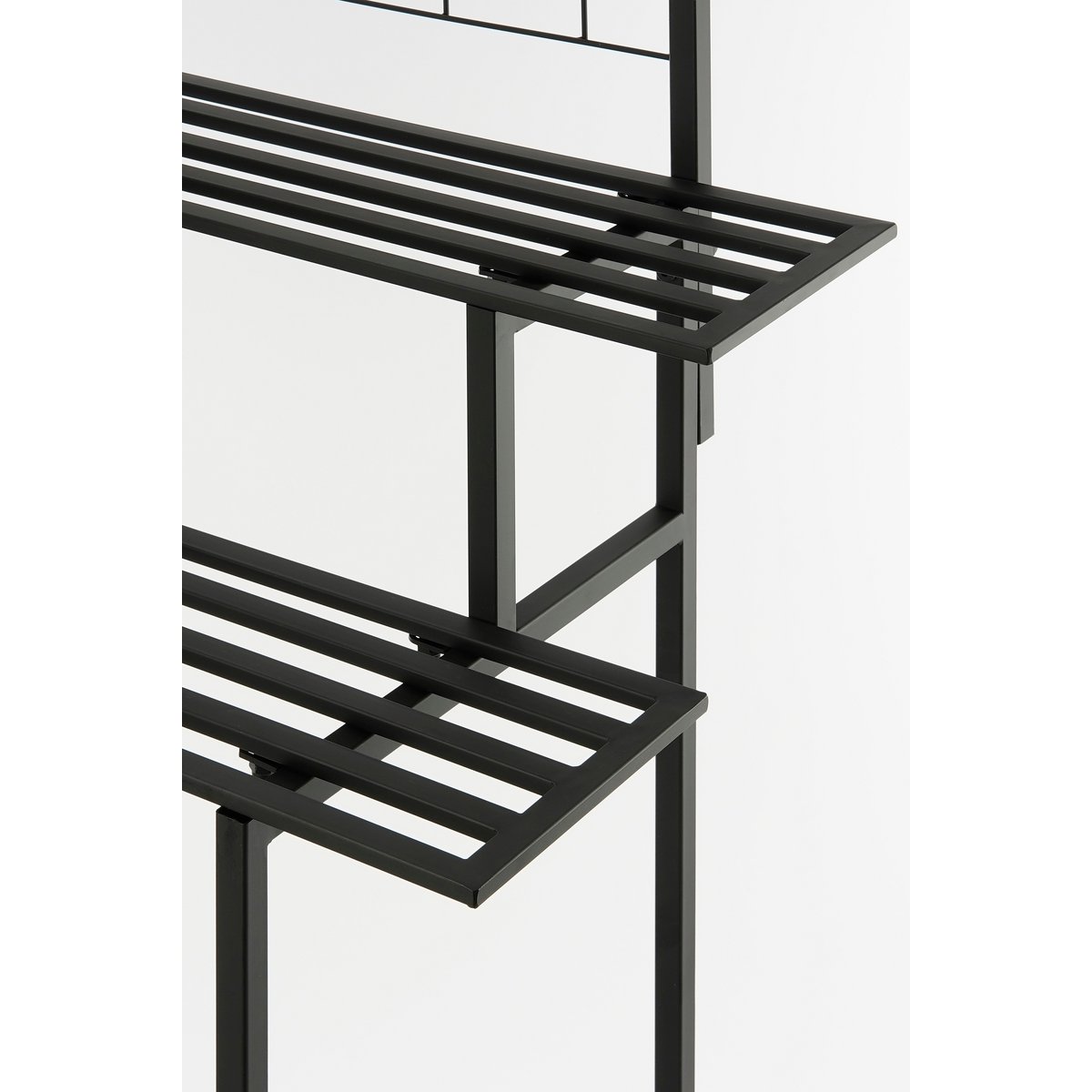 Greenrax Plantenstandaard - L90 x B44 x H190 cm - Metaal - Zwart