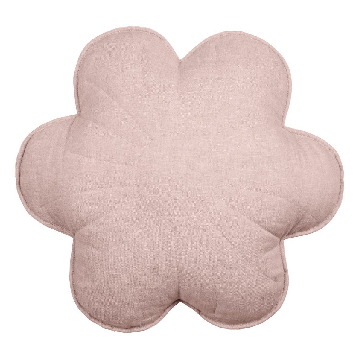 Linnen bloeikussen "Powder rose"