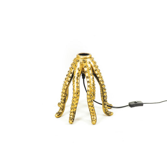 Housevitamin Octopus Table Lamp - Gold - 25x25cm