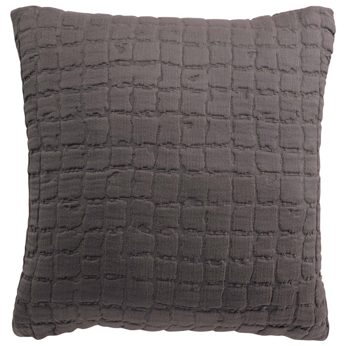 Stonewashed kussen Swami Asphalt 45 x 45