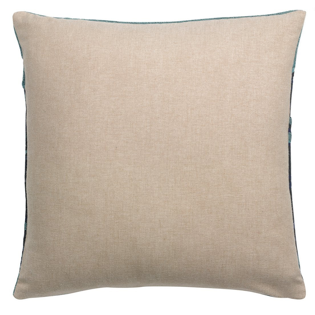 Coussin Mara brodé Vert de gris 45 x 45