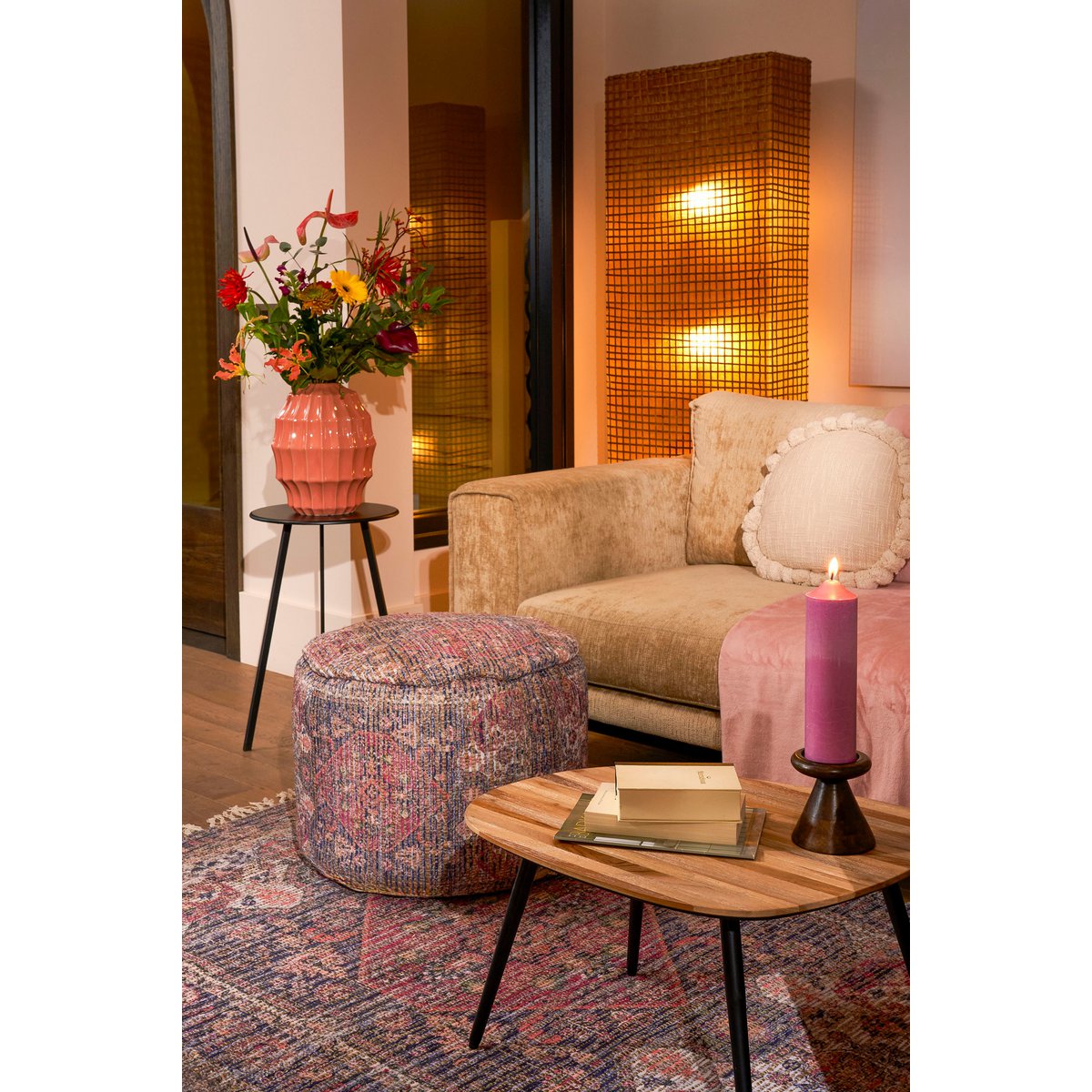 Pippa Vaas - H33 x Ø27 cm - Keramiek - Roze