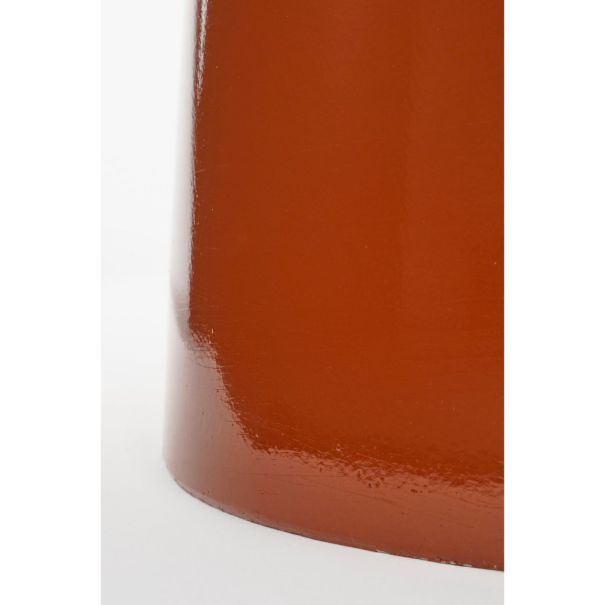 Stage Bijzettafel - H45 x Ø35 cm - Cement - Oranje