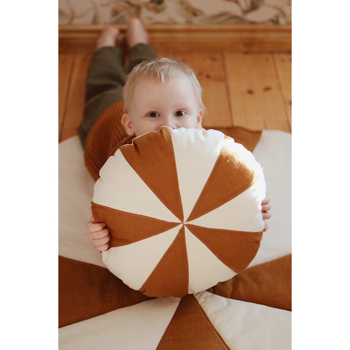 Patchworkkussen 'Caramel Candy'