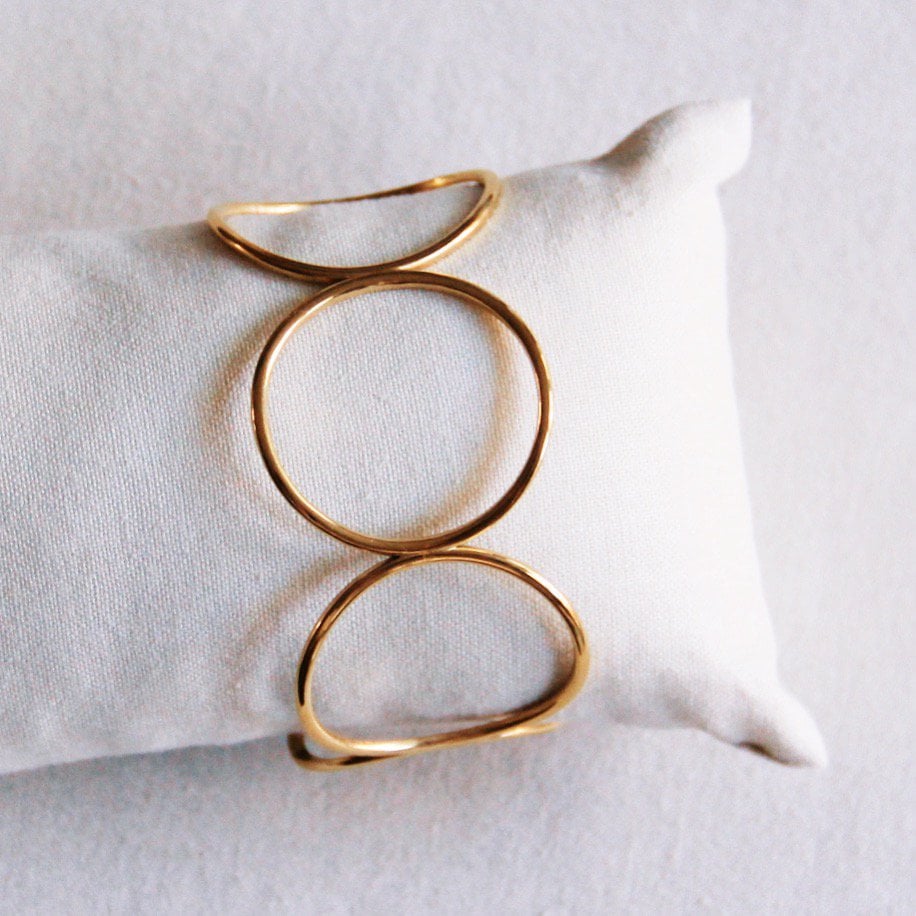 Bangle XL rond - goud