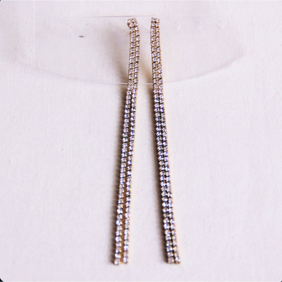 'Shine Bright' lange oorbellen