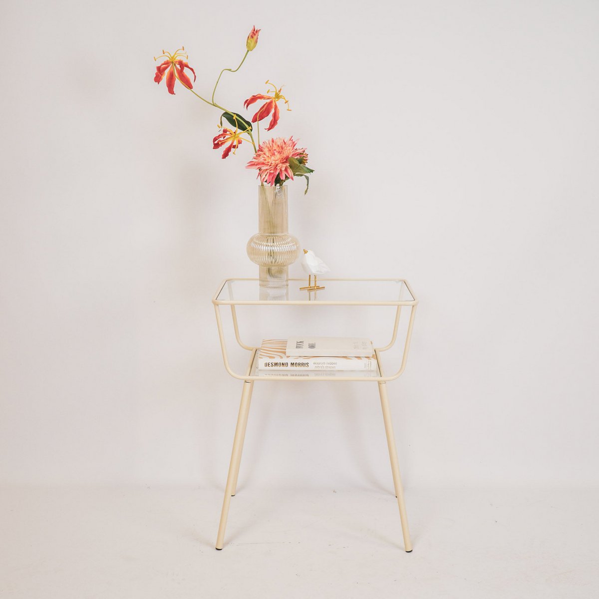 Bijzettafel / Nachtkastje - Zand - 50x35x60cm