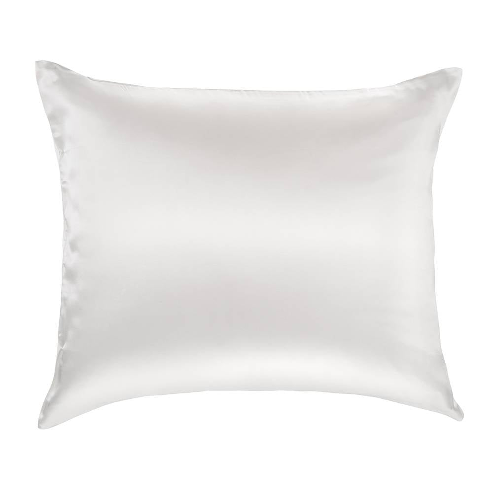 100% Zijden kussensloop Wit hotelsluiting - 19MM
