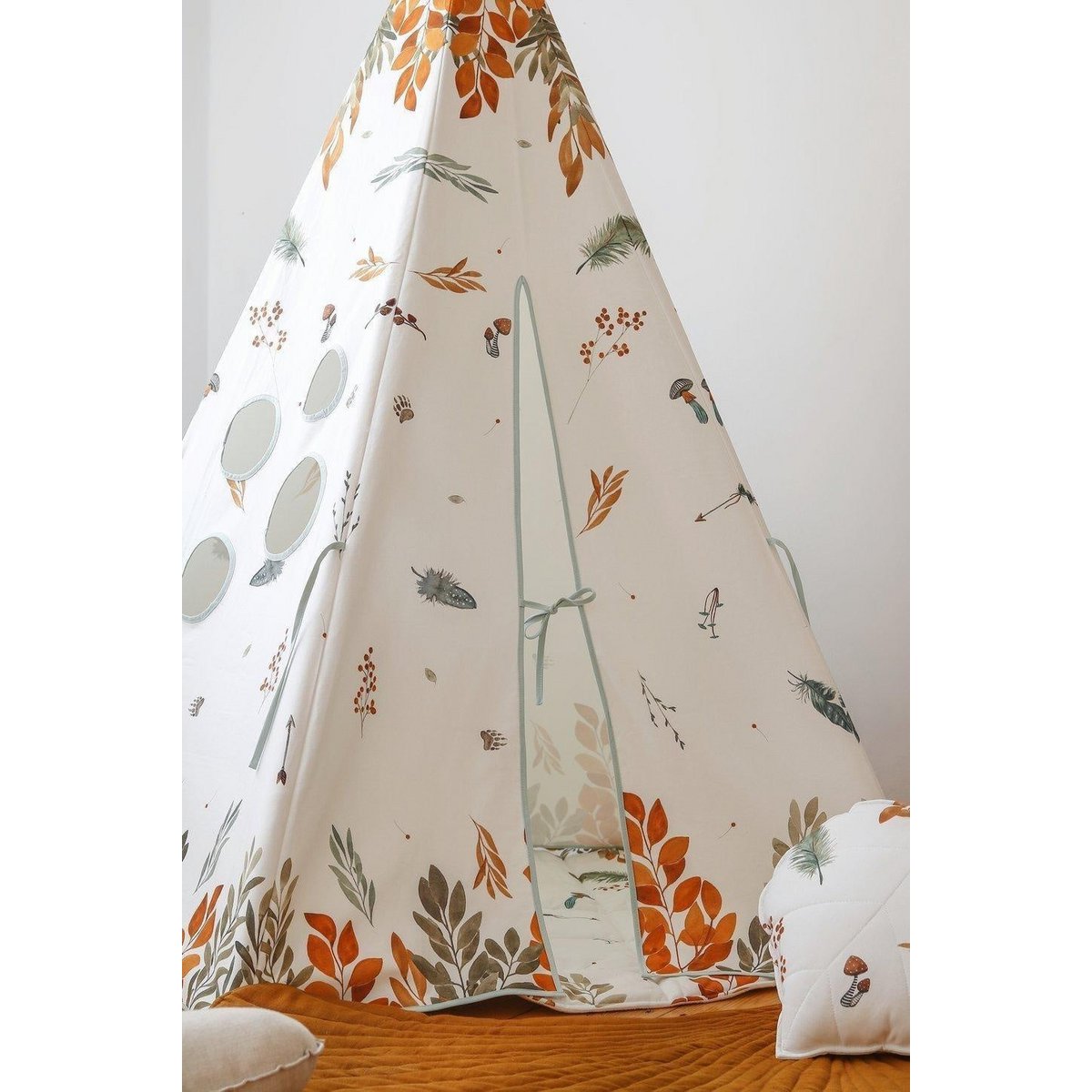 Tipi en mattenset "Forest Friends"