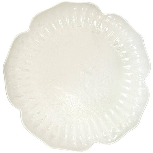 Floral White Porselein Presentation Plate 33cm