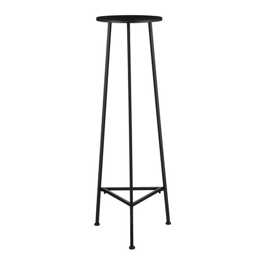 Plant table - H120 x Ø35 cm - Metal - Black